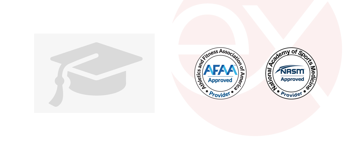 CEU’s now available for Athletics & Fitness Association of America (AFAA), and National Academy of Sports Medicine (NASM)