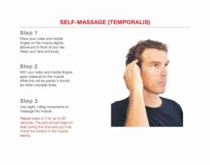 Myotherapy Association Australia MA approved CPD provider - Evidence for Exercise - Self Massage Temporalis