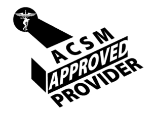 Evidence for Exercise is an approved American College of Sports Medicine ACSM Continuing Professional Development provider